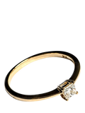 L & T Heirlooms princess cut diamond ring size R (British brand)
