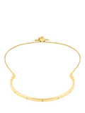 Larnauti lab grown diamond bangle 0.12ct 18ct gold vermeil (British brand)