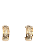 L & T Heirlooms diamond huggie earrings 9ct yellow gold (British brand)