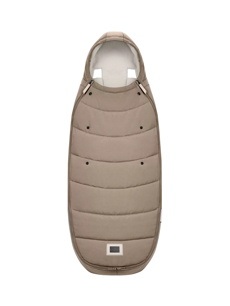 Cybex Platinum pushchair footmuff Cozy Beige (British brand)