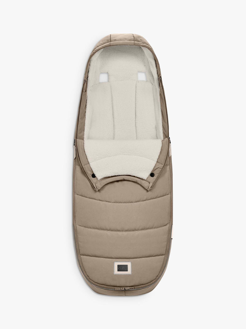 Cybex Platinum pushchair footmuff Cozy Beige (British brand)