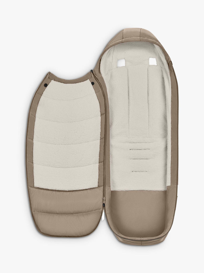 Cybex Platinum pushchair footmuff Cozy Beige (British brand)