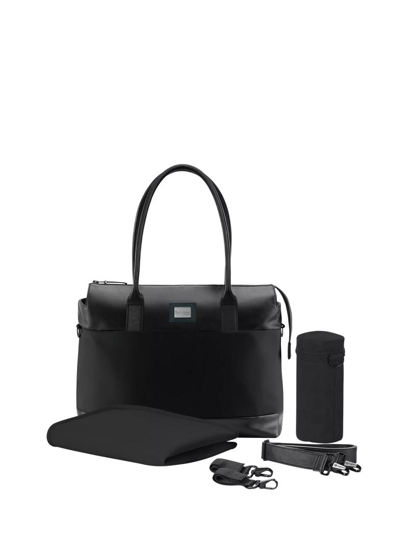 Cybex Platinum Tote Bag black with baby essentials (British brand)