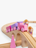 Bigjigs Toys wooden fairy pink train set 35 pieces (British brand)