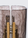 John Lewis Cadogan antique brass textured glass table lamp (British brand)