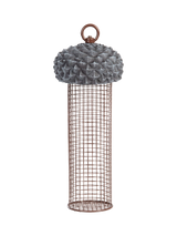 John Lewis Fallen Fruits Acorn Nut Bird Feeder, Grey- Buy online at McGrocer