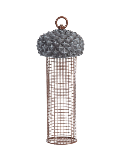 John Lewis Fallen Fruits Acorn Nut Bird Feeder, Grey- Buy online at McGrocer