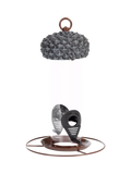 Fallen Fruits acorn silo bird feeder grey (British brand)