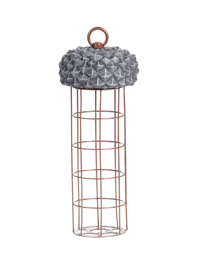 Fallen Fruits acorn suet ball bird feeder, UK version