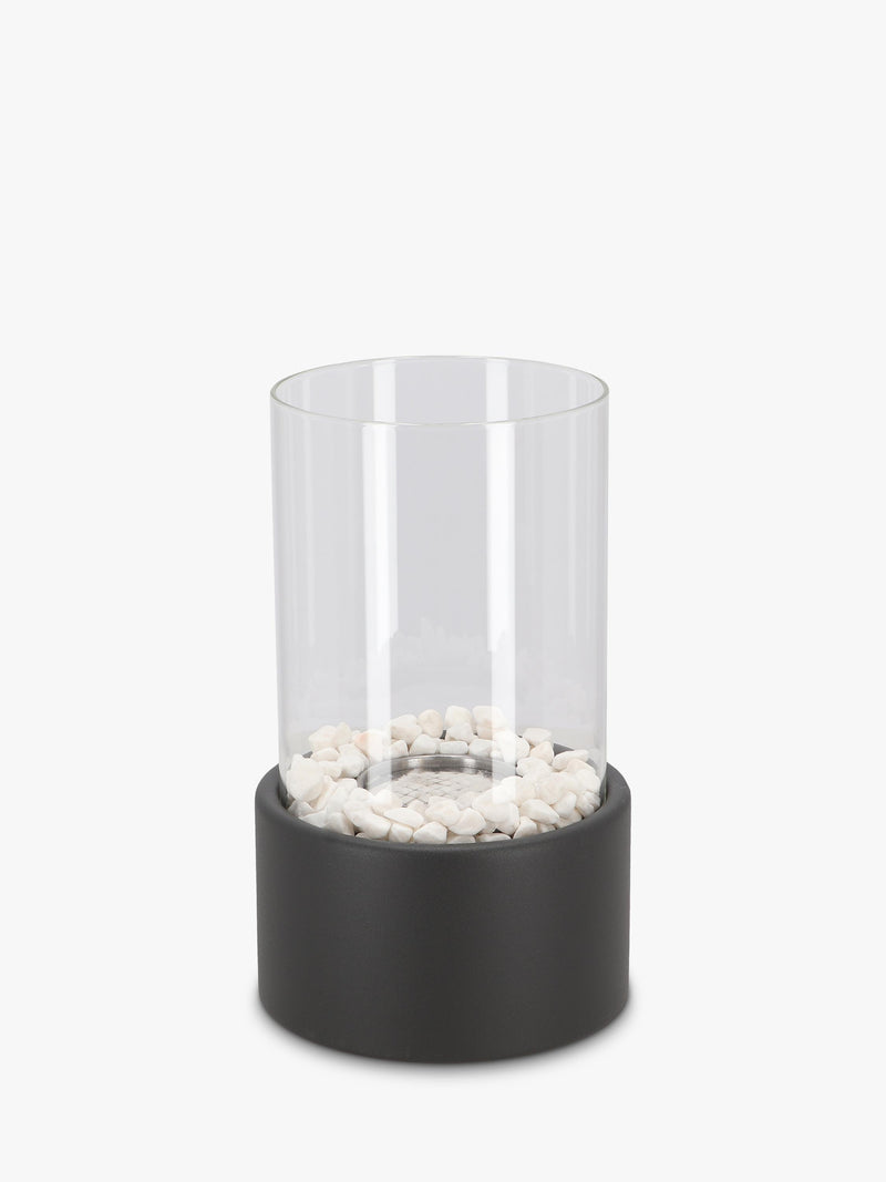 Fallen Fruits bioethanol round garden fireplace black - British product