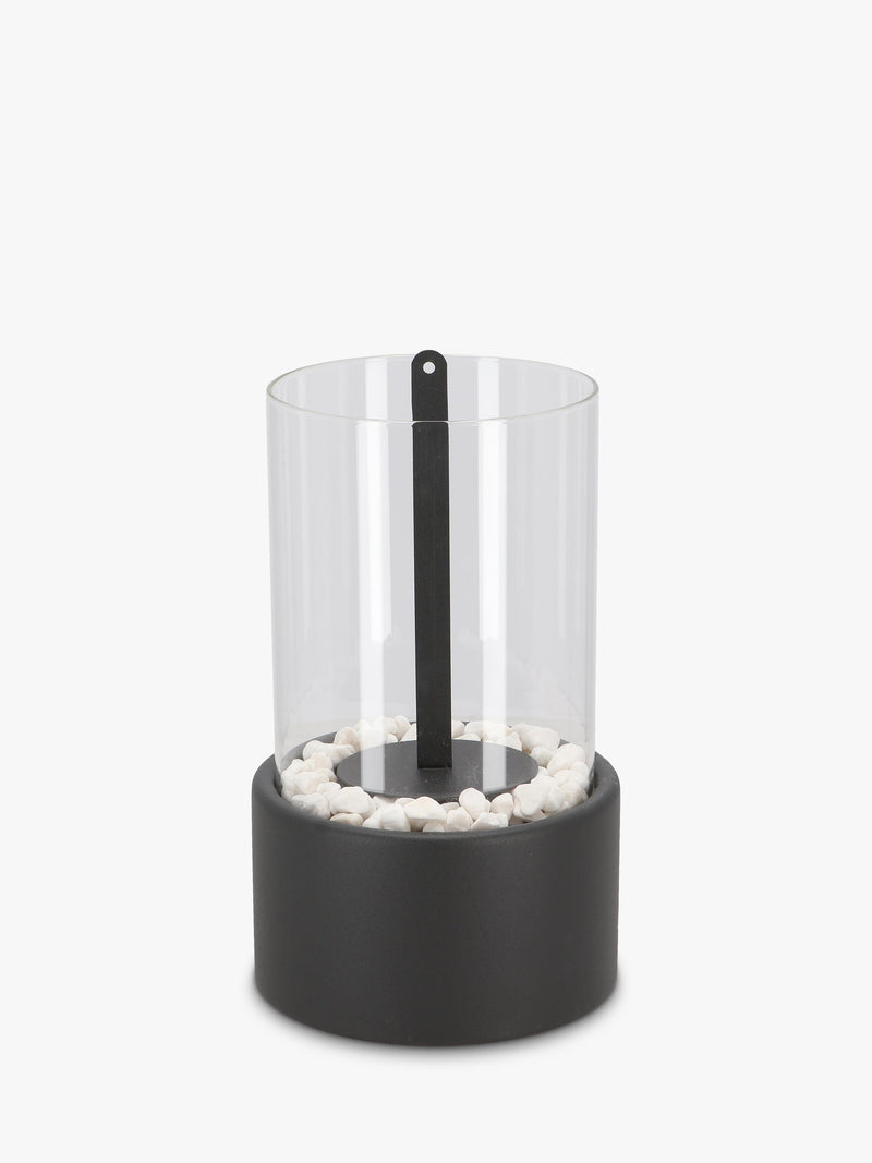 Fallen Fruits bioethanol round garden fireplace black - British product