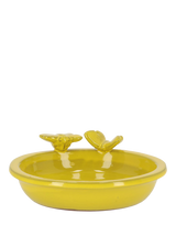 John Lewis Fallen Fruits Ceramic Bee & Butterfly Bath, Yellow- Buy online at McGrocer