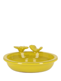 Fallen Fruits ceramic bee butterfly bath yellow, imported from the UK