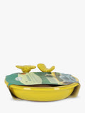 Fallen Fruits ceramic bee butterfly bath yellow, imported from the UK