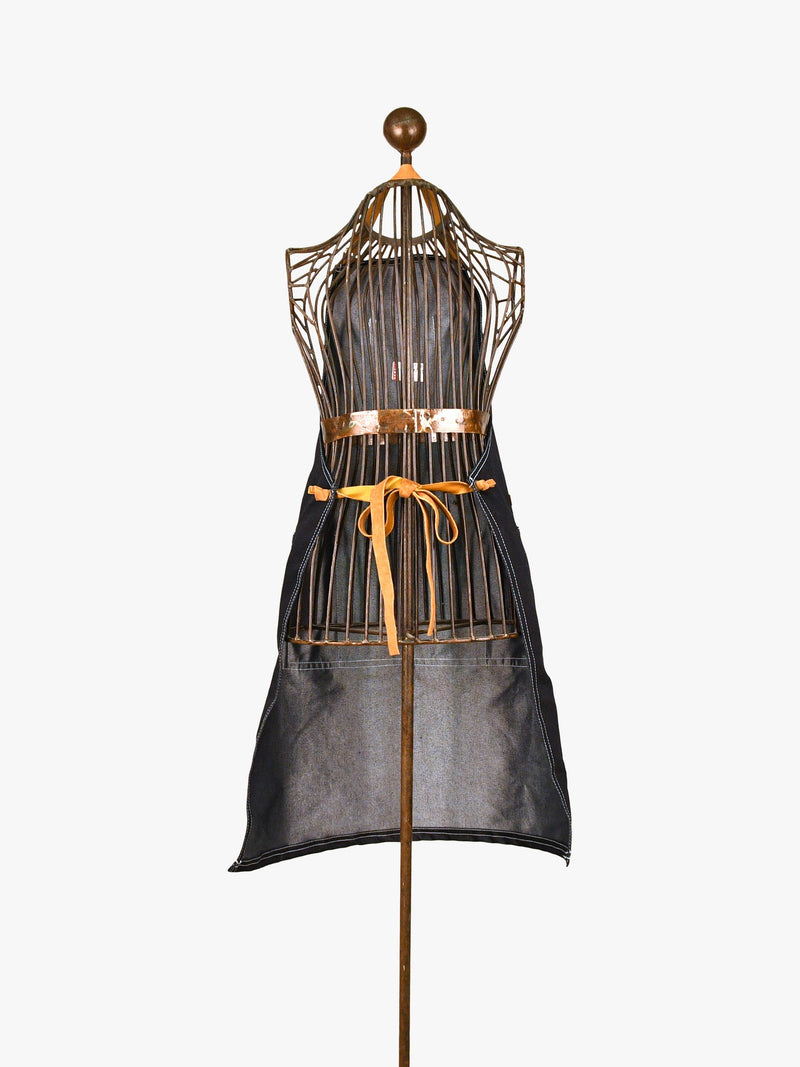Fallen Fruits denim garden apron (British brand)