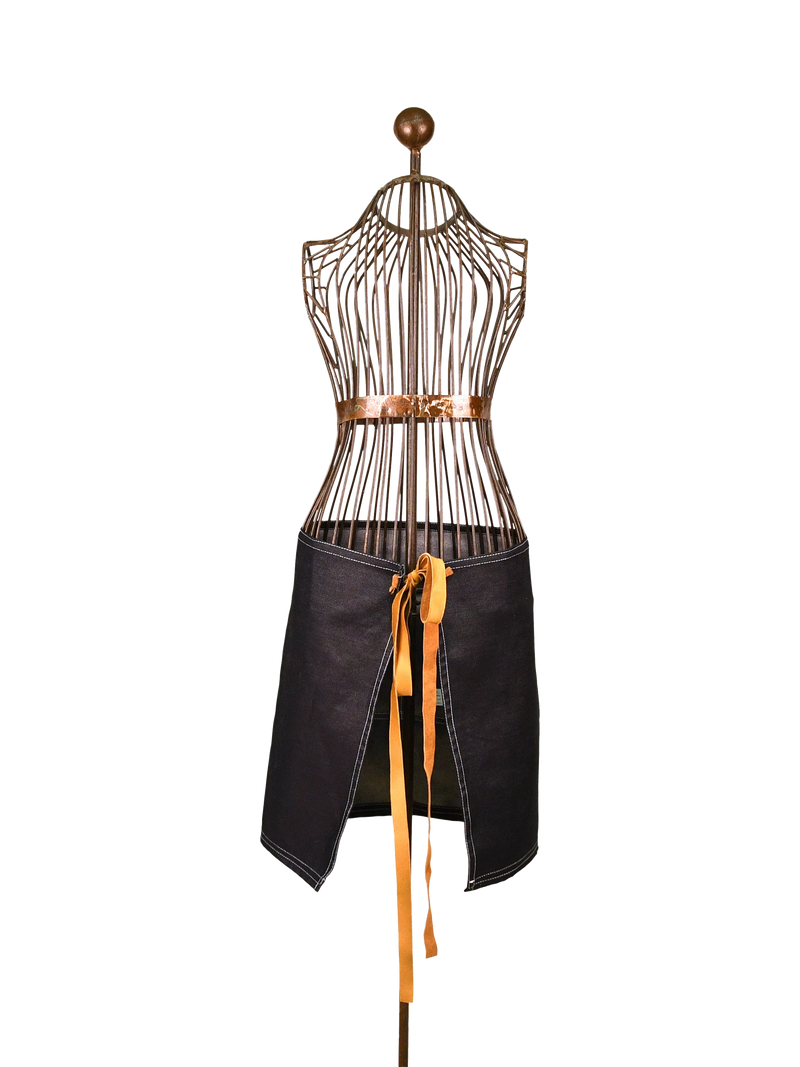Fallen Fruits denim garden tool belt with compartments (British brand)