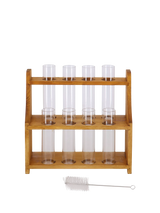 John Lewis Fallen Fruits Large Pine Wood Test Tube Mini Plant Stand- Buy online at McGrocer
