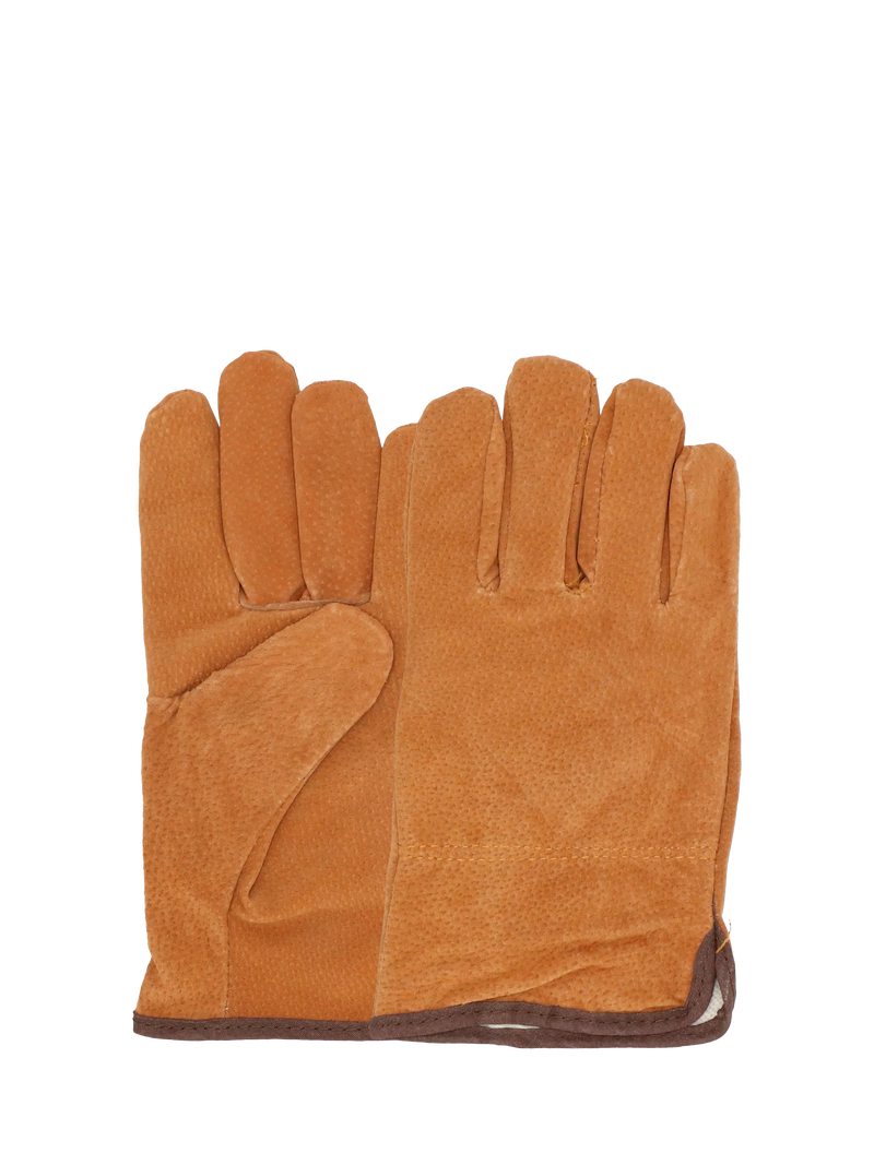 Fallen Fruits leather garden gloves - British product