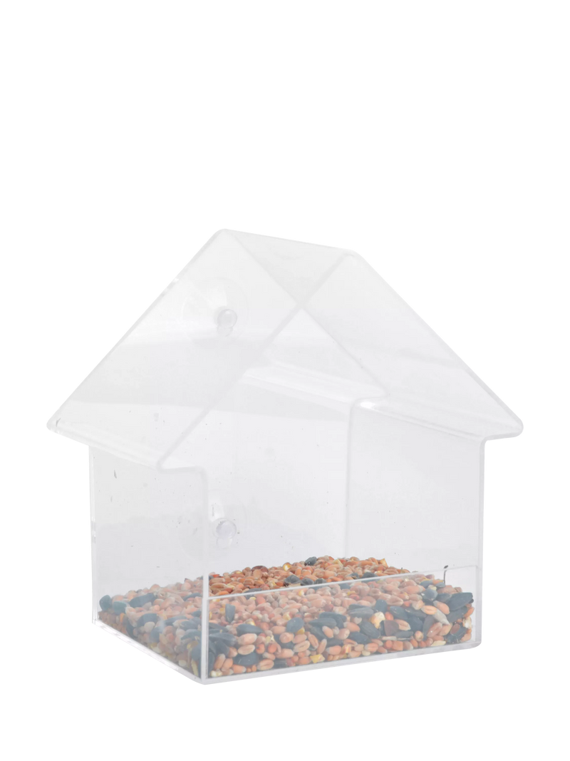 Fallen Fruits window bird feeder house (British brand)