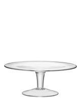 John Lewis LSA International Serve Glass Cake Stand, Clear, 31cm- Buy online at McGrocer