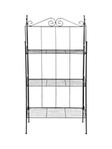 John Lewis Fallen Fruits Folding 3 Tier Etagere Plant Stand, Black, 109cm- Buy online at McGrocer