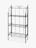 Fallen Fruits 3 tier etagere plant stand black H109cm, UK version