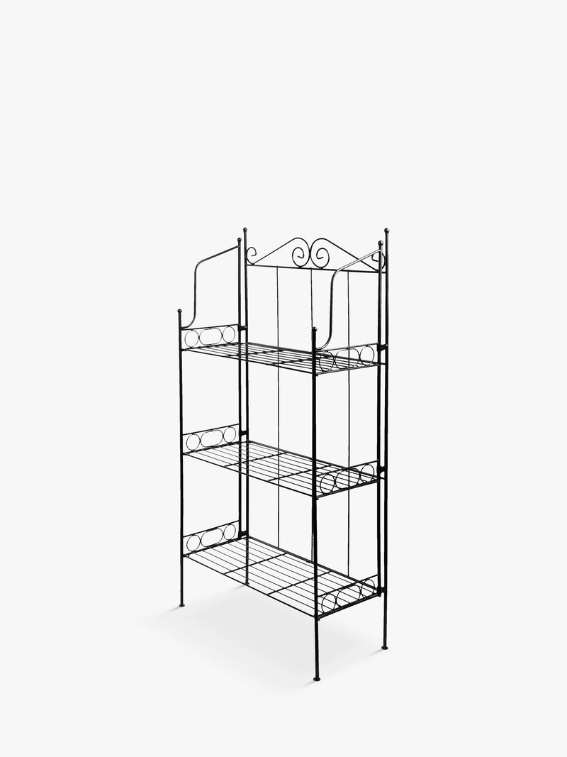 Fallen Fruits 3 tier etagere plant stand black H109cm, UK version
