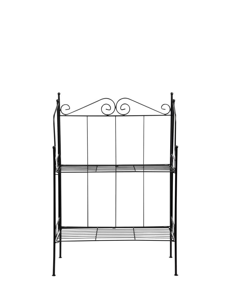 Fallen Fruits black folding plant stand 79.5cm (British brand)