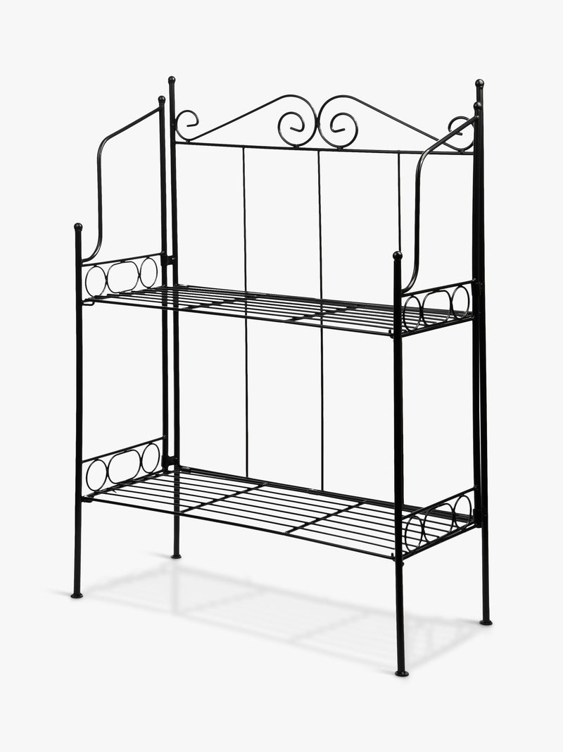Fallen Fruits black folding plant stand 79.5cm (British brand)