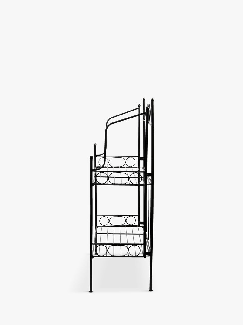 Fallen Fruits black folding plant stand 79.5cm (British brand)
