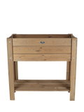 Fallen Fruits small spruce wood raised planter, imported from the UK