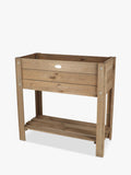 Fallen Fruits small spruce wood raised planter, imported from the UK