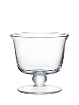 John Lewis LSA International Serve Tall Compote/Trifle Bowl Clear Glass 22cm- Buy online at McGrocer
