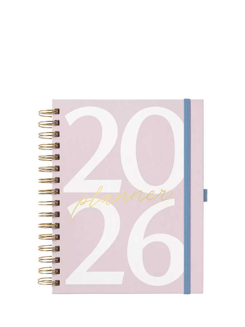 Busy B 2026 Week to View Planner in pink (British brand)