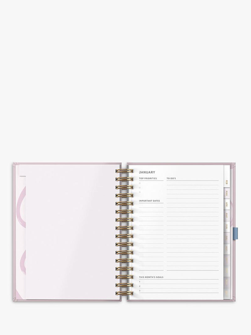 Busy B 2026 Week to View Planner in pink (British brand)