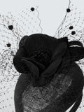John Lewis Ambrose beret fascinator with veil, imported from the UK