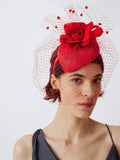 John Lewis Ambrose Beret Fascinator with Veil