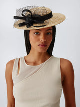 John Lewis John Lewis Emmaline Small Boater Hat, Natural- Buy online at McGrocer