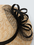 John Lewis Emmaline small boater hat natural straw - British product