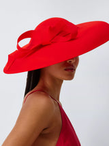 John Lewis John Lewis Suzanne Downward Brim Hat Red- Buy online at McGrocer