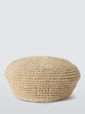 John Lewis textured beret natural (British brand)