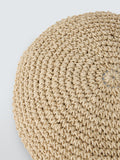 John Lewis textured beret natural (British brand)