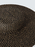 John Lewis weave brim sun hat black chocolate (British brand)