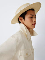 John Lewis John Lewis Natural Boater Hat- Buy online at McGrocer