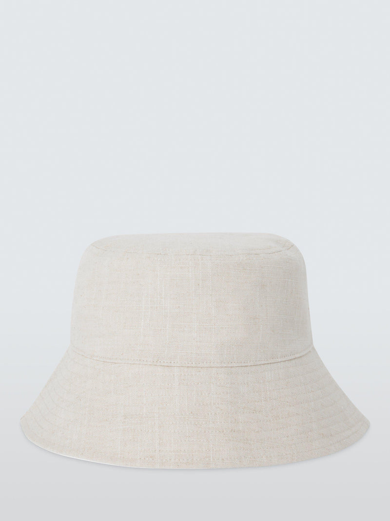 John Lewis natural reversible bucket hat, imported from the UK