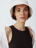 John Lewis natural reversible bucket hat, imported from the UK