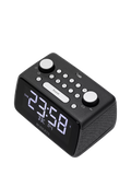 Roberts digital alarm clock radio black compact (British brand)
