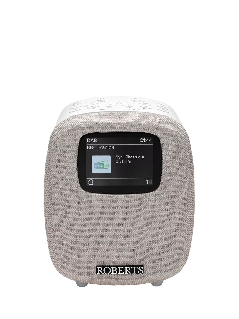 Roberts Ortus 5 digital alarm clock radio white (British brand)