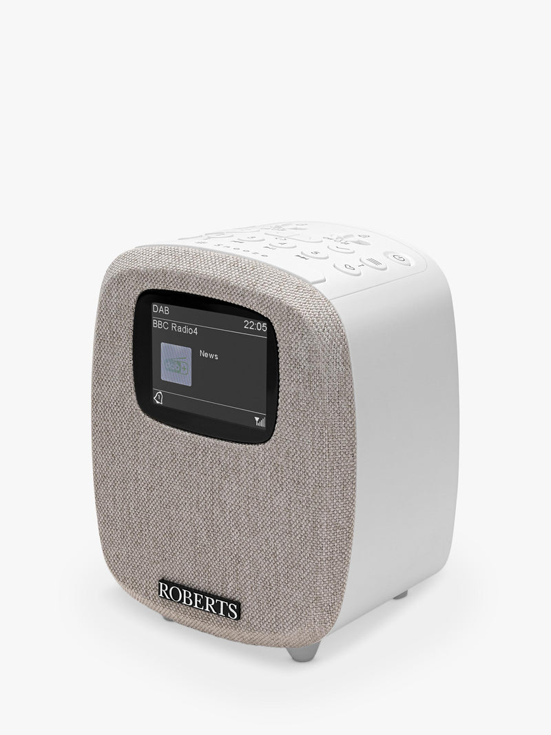 Roberts Ortus 5 digital alarm clock radio white (British brand)