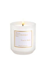 John Lewis Maison Francis Kurkdjian Pour le Matin Scented Candle, 300g- Buy online at McGrocer